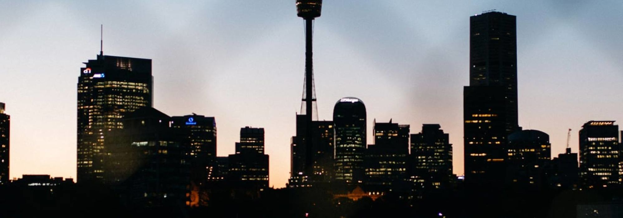 Sydney City Twilight Building Sunset